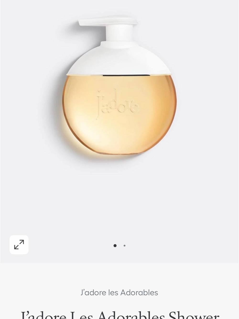 Dior J'adore shower gel brand new